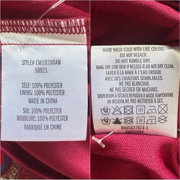 Anthropologie Eva Franco Eyelet Mini Dress Embroidered Lace Burgundy 2 NWT New - Picture 10 of 12